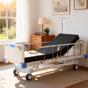 OLERN 3 Function Electric Hospital Bed with 4.7" Memory Foam Mattress