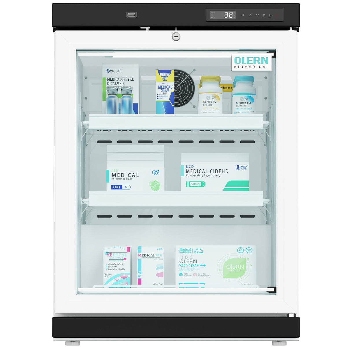 OLERN 3.6 cu.ft. Countertop Medical Refrigerator – Clinic & Pharmacy