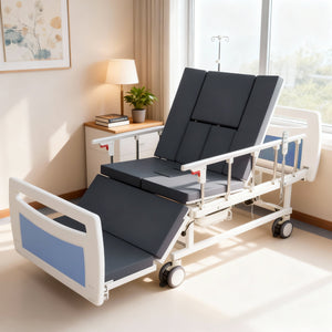 OLERN Multifunction Nursing Bed with Auto-Turning, Bedpan & Hair Washing